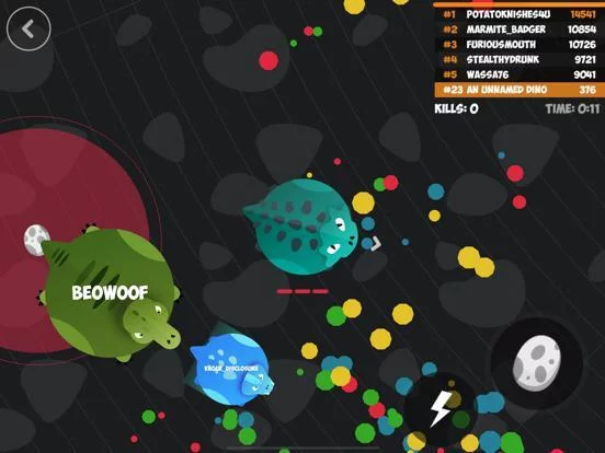 Изображение игры: Dinomite.io
