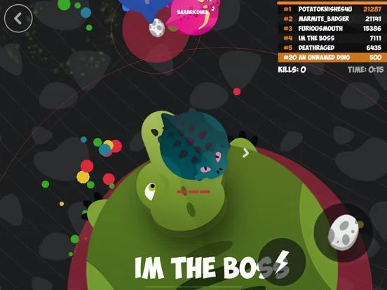 Изображение игры: Dinomite.io