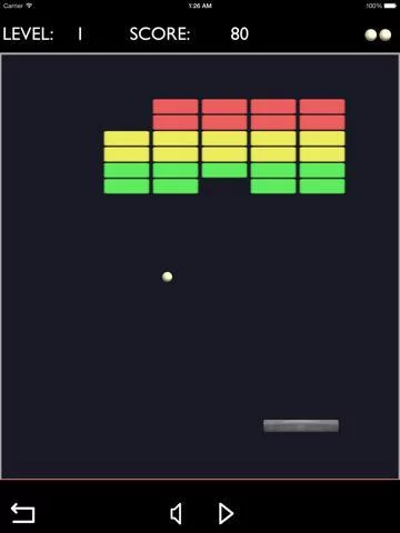 Изображение игры: Breaking the Bricks