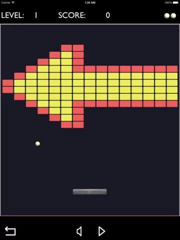 Изображение игры: Breaking the Bricks