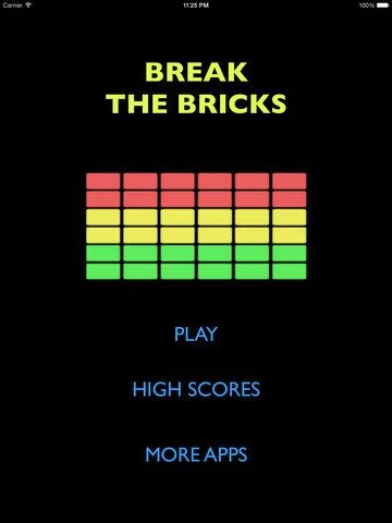 Изображение игры: Breaking the Bricks