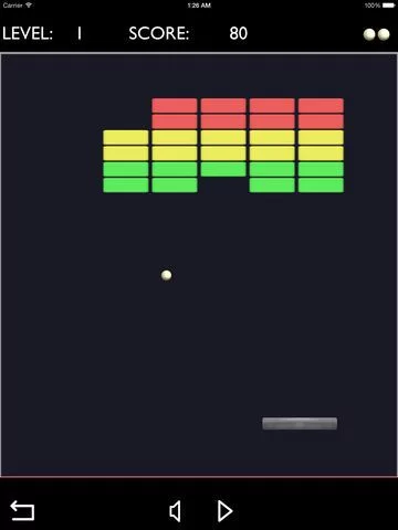 Изображение игры: Breaking the Bricks