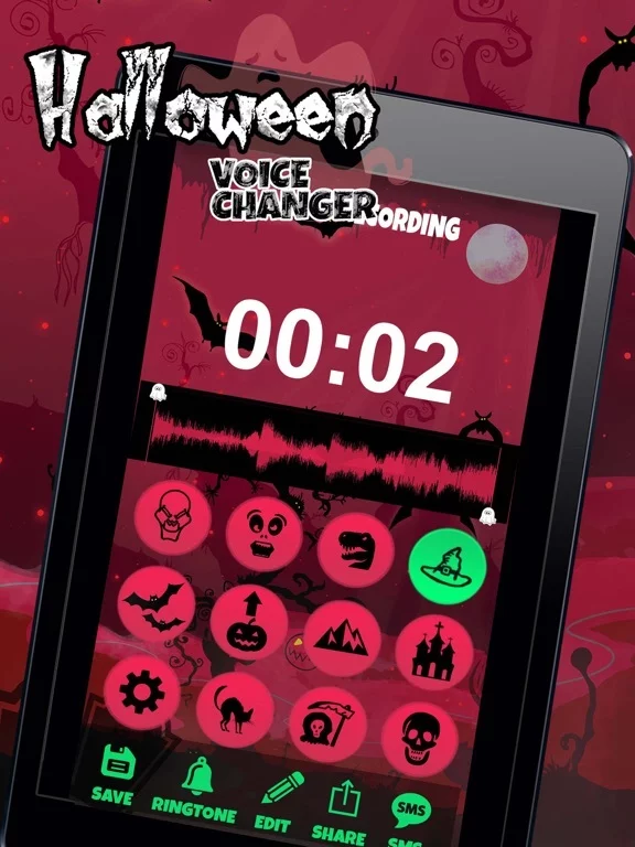 Изображение игры: Scary Halloween Voice Changer – Free Funny Sound.s
