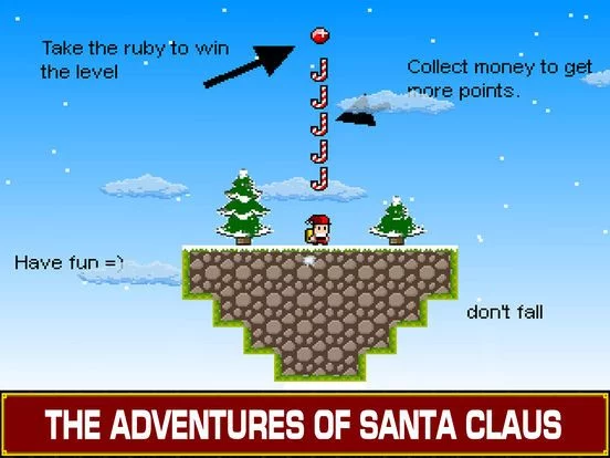 Изображение игры: Santa Jump! Adventure