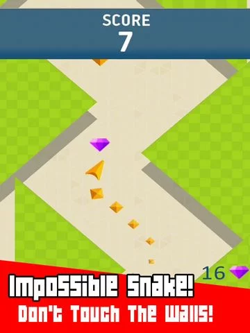 Изображение игры: Impossible Snake Rush- Endless Maze Runner Arcade