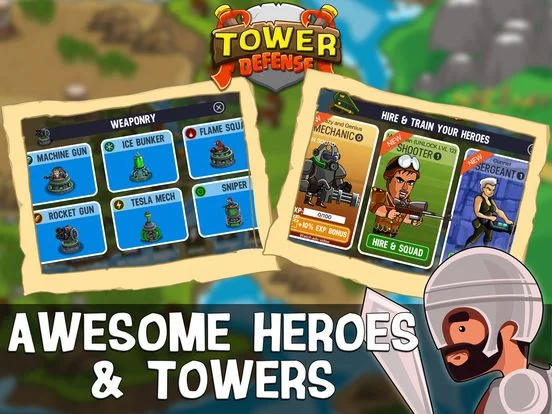 Изображение игры: Desktop Tower Defense!