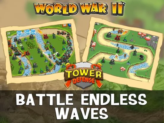Изображение игры: WWII Tower Defense