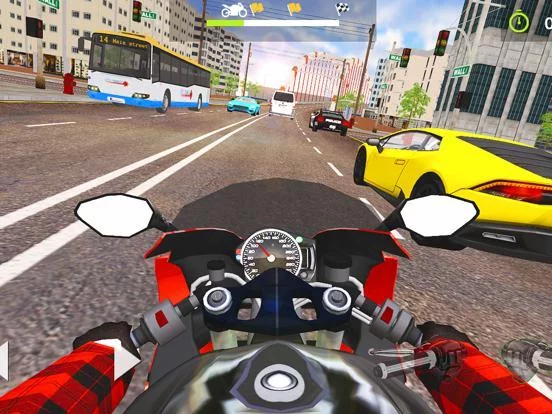 Изображение игры: Moto Traffic Rider 3D Highway