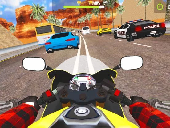 Изображение игры: Moto Traffic Rider 3D Highway