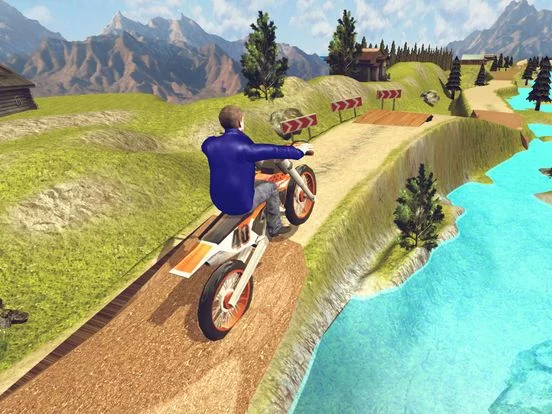 Изображение игры: Moto Hill Racing 3D