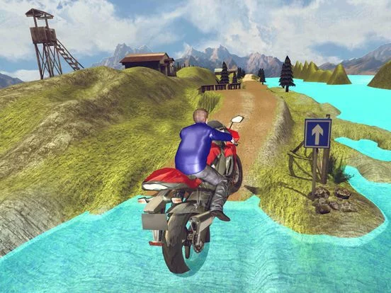 Изображение игры: Moto Hill Racing 3D