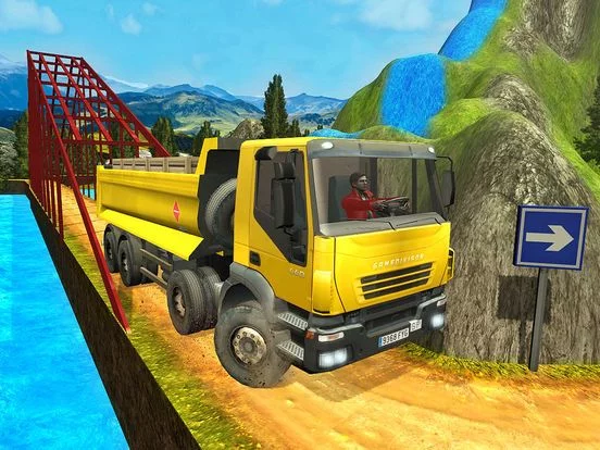 Изображение игры: Truck Driver Transporter