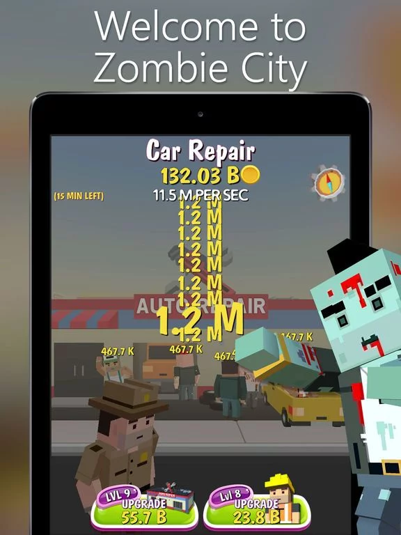 Изображение игры: Zombie City - Clicker Tycoon