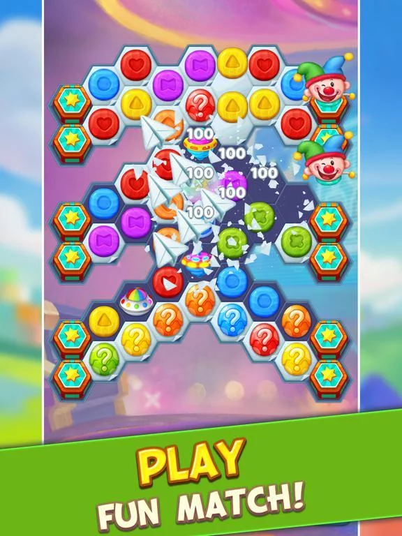 Изображение игры: Toy Party: Match 3 Hexa Blast!