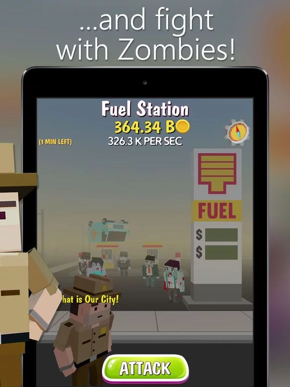 Изображение игры: Zombie City - Clicker Tycoon