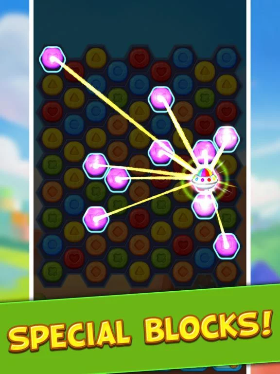 Изображение игры: Toy Party: Match 3 Hexa Blast!