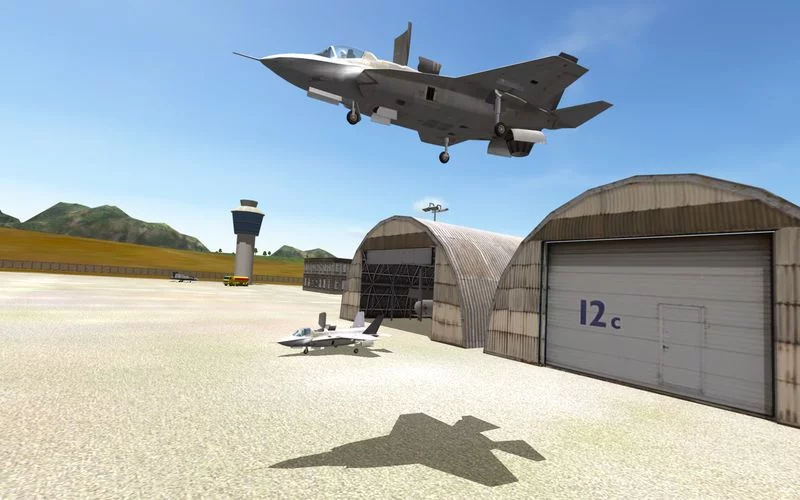 Изображение игры: F18 Carrier Landing Lite