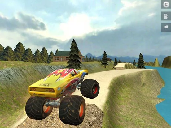 Изображение игры: Monster Truck Hill Racing Offroad Rally