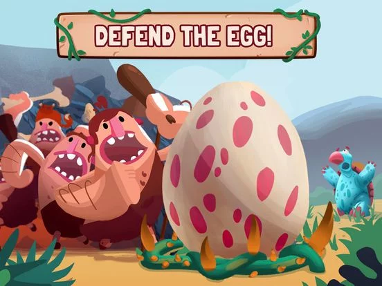 Изображение игры: Dino Bash - Defend & Fight