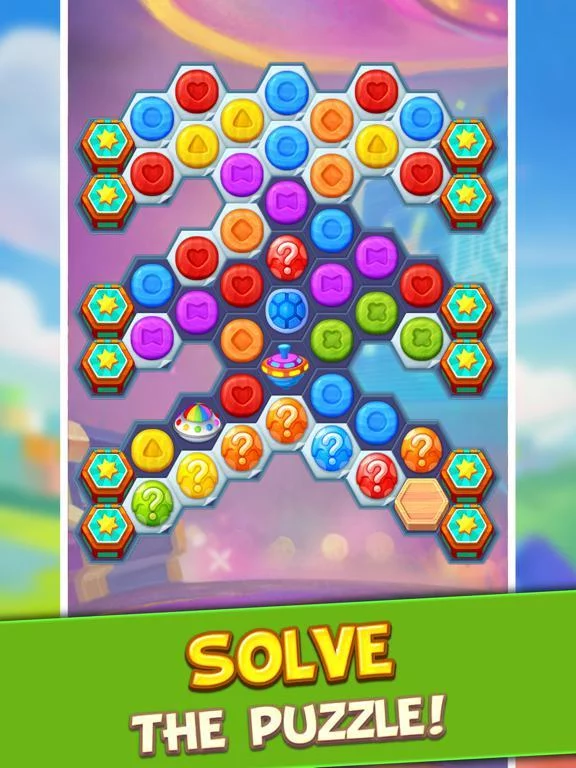 Изображение игры: Toy Party: Match 3 Hexa Blast!