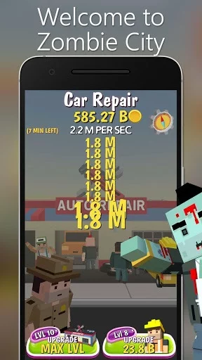 Изображение игры: Zombie City - Clicker Tycoon