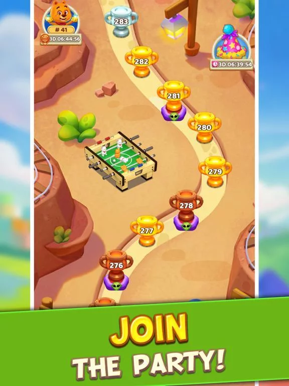 Изображение игры: Toy Party: Match 3 Hexa Blast!