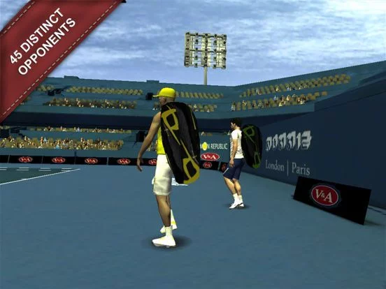 Изображение игры: Cross Court Tennis 2 App