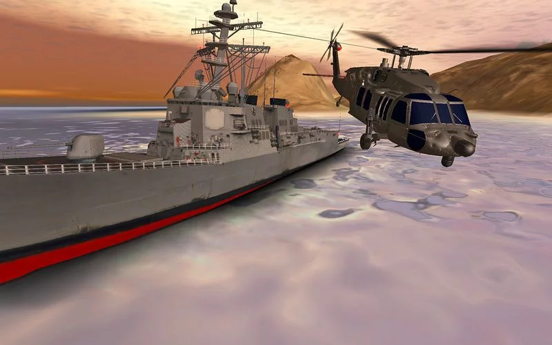 Изображение игры: Helicopter Sim - Hellfire Squadron