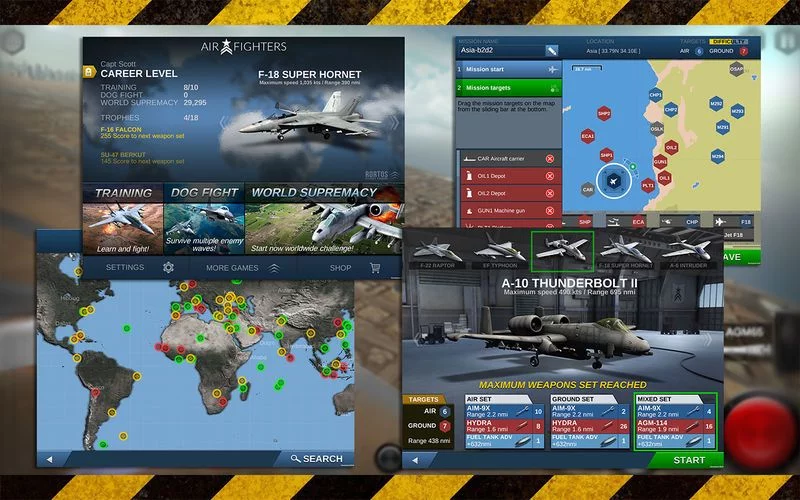 Изображение игры: AirFighters - Combat Flight Simulator