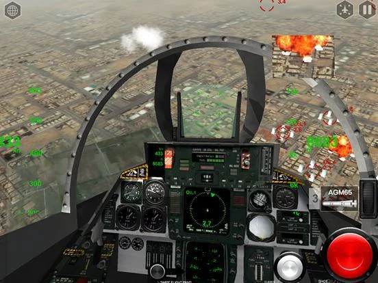 Изображение игры: AirFighters Combat Flight Sim