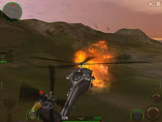 Изображение игры: Helicopter Sim Hellfire