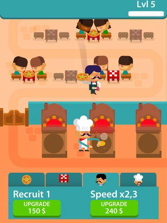 Изображение игры: Idle Pizza Tycoon