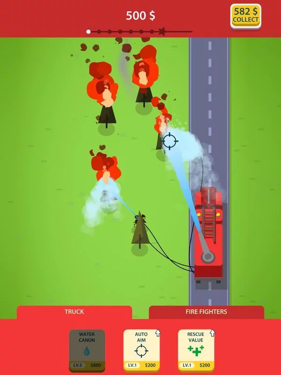 Изображение игры: Idle Firetruck