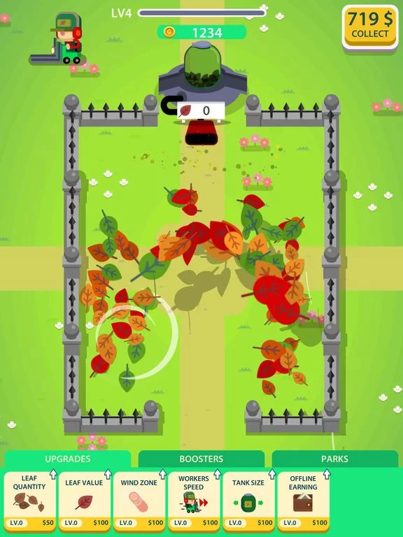 Изображение игры: Leaf Factory Idle