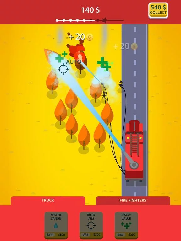 Изображение игры: Idle Firetruck