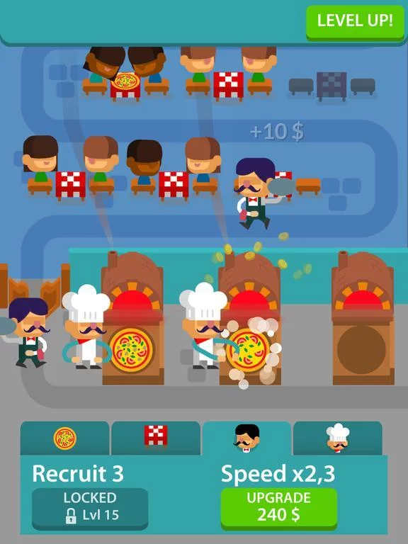 Изображение игры: Idle Pizza Tycoon