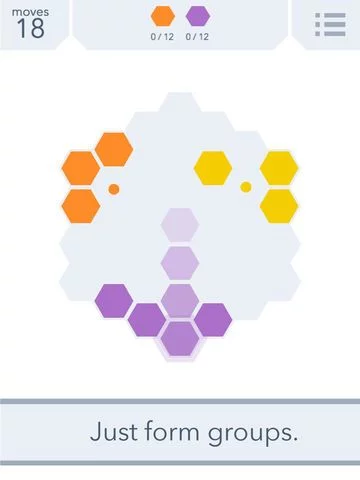 Изображение игры: Hexit - A minimal puzzle game