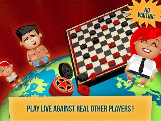 Изображение игры: CHECKERS with Buddies
