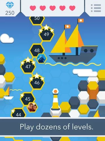 Изображение игры: Hexit - A minimal puzzle game