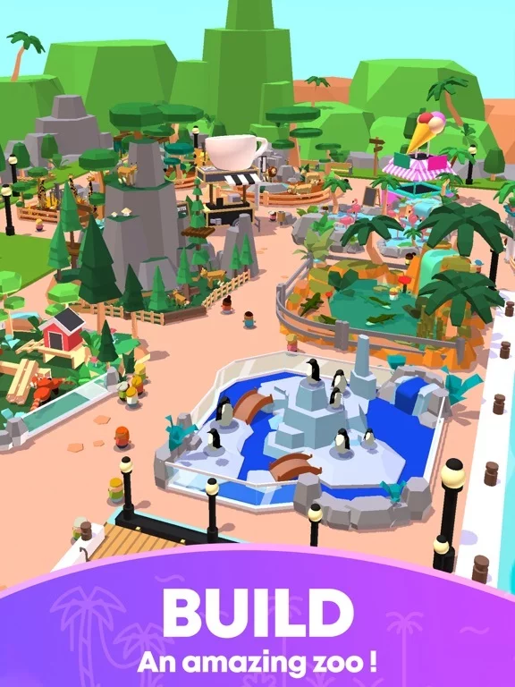 Изображение игры: Idle Zoo Tycoon 3D