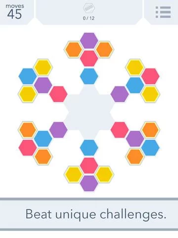 Изображение игры: Hexit - A minimal puzzle game
