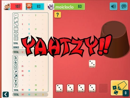 Изображение игры: YATZY with Buddies