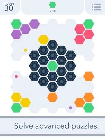Изображение игры: Hexit - A minimal puzzle game
