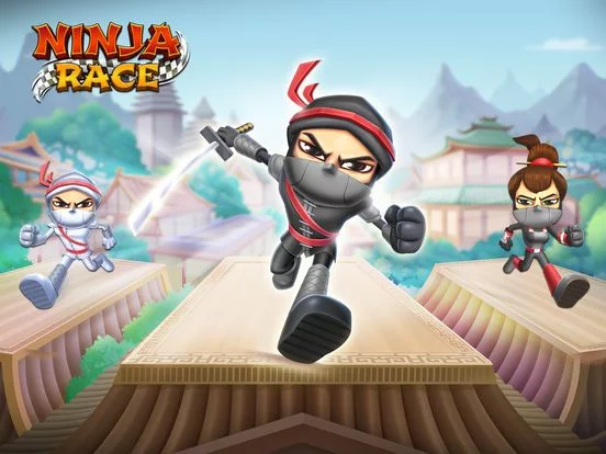 Изображение игры: Ninja Race Multiplayer