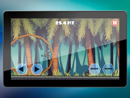 Изображение игры: Stickman Bike Downhill