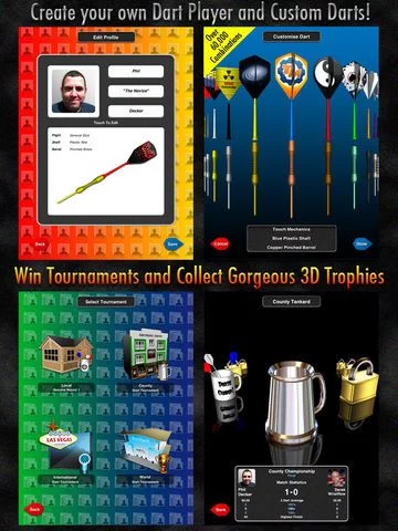 Изображение игры: Bulls i 3D Darts HD