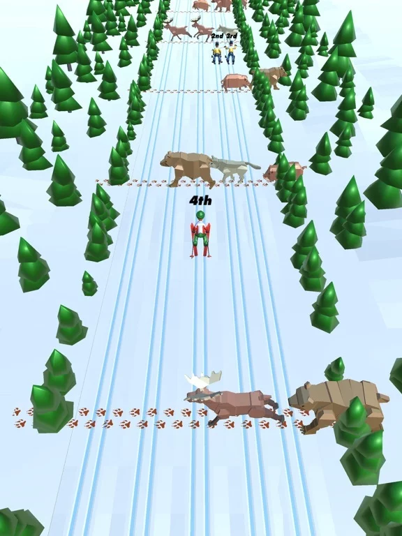 Изображение игры: Ski Race 3D