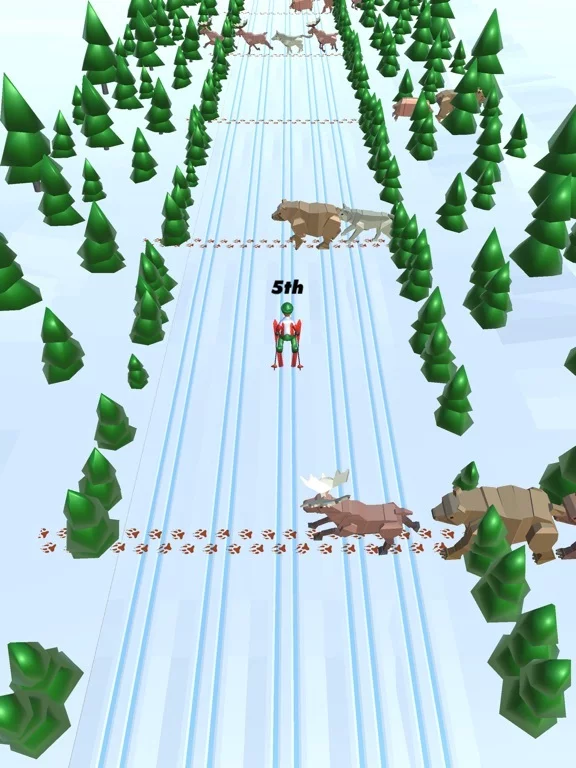 Изображение игры: Ski Race 3D