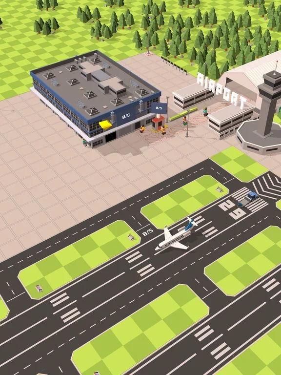 Изображение игры: Airport Idle Tycoon