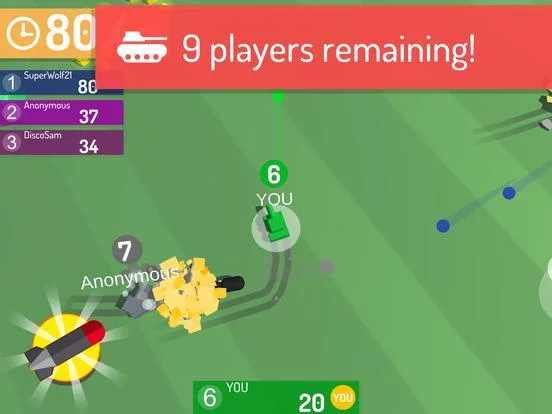 Изображение игры: Tanks.io: Block War